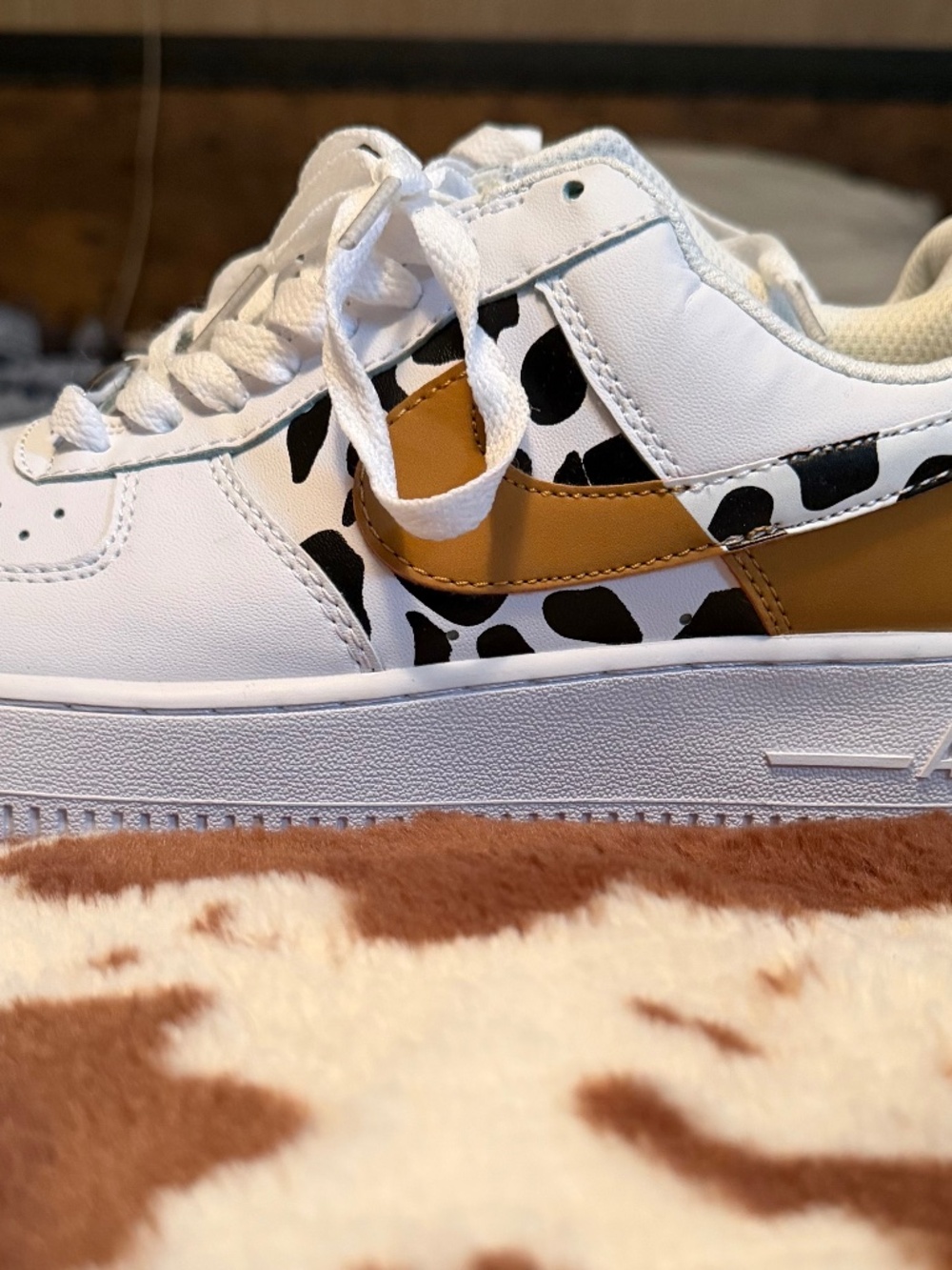 Cowprint Nike Air Force’s